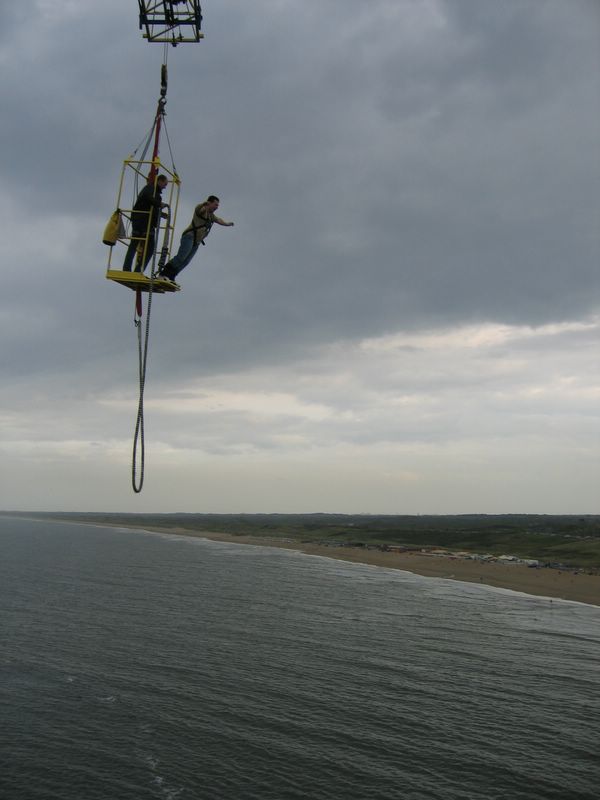 Me, bungee jumping